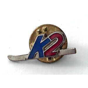 Vintage K2 Snowboard Winter Sports Pin Badge Japan Made